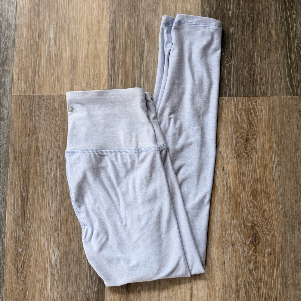 Women’s Cross Waist Light Blue Leggings